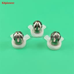 3 Pieces Mould Nozzle Cap Flower Petals Shaped Nozzles New Spare Parts Of YKF Soft Serve Ice Cream Machines Replacement Fittings