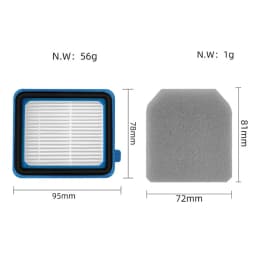 For Electrolux Q6 Q7 Q8 WQ61/WQ71/WQ81 Vacuum Cleaner Washable Hepa Efficient Filter Replacement Accessories Spare Parts