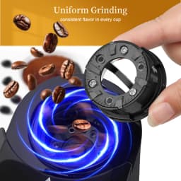 Automatic Burr Coffee Grinder 200W Electric Coffee Bean Grinder with 28 Precise Grind Settings Stainless Steel Grinding Machine
