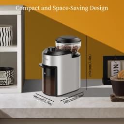 Automatic Burr Coffee Grinder 200W Electric Coffee Bean Grinder with 28 Precise Grind Settings Stainless Steel Grinding Machine