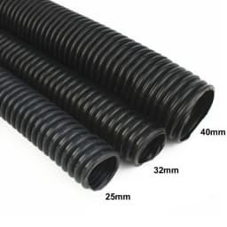 General vacuum cleaners thread hose black inner 25mm 28mm 32mm 40mm bellows straws durable vacuum cleaner parts