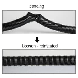 General vacuum cleaners thread hose black inner 25mm 28mm 32mm 40mm bellows straws durable vacuum cleaner parts