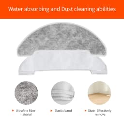Fit For Ultenic D5 Series D5S / D5S Pro / D5S Pro+ / Lenovo E1 Vacuum Parts Main Side Brush Hepa Filter Mop Rag Accessories Kits