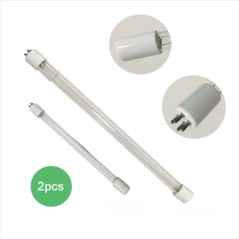 12W 25W 4 Pins Quartz Glass Ultraviolet Sterilizing Lamp For Water UV Lamp Desinfection For Over Flow UV Sterilizer