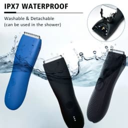 Men's Electric Groin Hair Trimmer Pubic Hair Trimmer Body Grooming Clipper for Men Bikini Epilator Rechargeable Shaver Razor