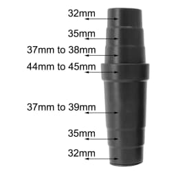 5pcs Universal Vacuum Hose Adapter Kit Reducer Converter From 1 1/2 Inch To 1 1/4inch Dust Extraction Hose Connector