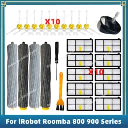 Compatible For iRobot Roomba 800 900 Series 860 865 866 870 880 885 890 960 980 990 Replacement Parts Main Side Brush Filter