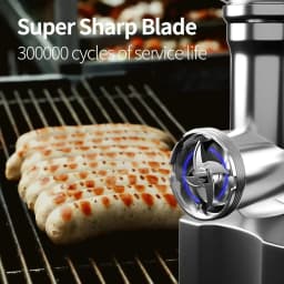 For Meat Grinder Blade Stainless Steel Turtle Back Knife Cross Blade Accessory, 12 Type 22 Type 32 Type Meat Cutter Blade
