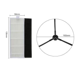 Replacement Accessories For SSAKS 싹스 로봇청소기 ARW-C100 Robot Vacuum Cleaner Side Brush Hepa Filter Mop Rag Fit Home Spare Parts