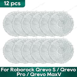 Fit for Roborock Qrevo Pro, Qrevo MaxV, Qrevo S, Qrevo Plus Accessories Mop Hepa Filter Main Side Brush Replacement Parts