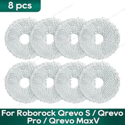Fit for Roborock Qrevo Pro, Qrevo MaxV, Qrevo S, Qrevo Plus Accessories Mop Hepa Filter Main Side Brush Replacement Parts