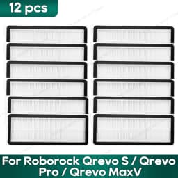 Fit for Roborock Qrevo Pro, Qrevo MaxV, Qrevo S, Qrevo Plus Accessories Mop Hepa Filter Main Side Brush Replacement Parts