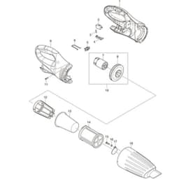 Part 443060-3 Filter 451208-3 Pre-Filter For Makita CL100/106/180 DCL180 CL100D CL070D XLC02ZB Cordless Vacuum Cleaners