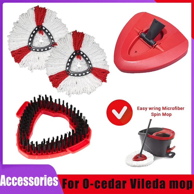 Mop Replacement For Vileda O-cedar Easy Cleaning Head Microfiber Mop Cloth Pads Refills Mop Replacement Heads Mop Head Accessory