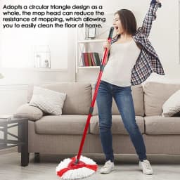 Mop Replacement For Vileda O-cedar Easy Cleaning Head Microfiber Mop Cloth Pads Refills Mop Replacement Heads Mop Head Accessory