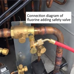 Air Conditioner Fluoride Anti Freeze Hand Safety Valve R410 Refrigerant Refueling Adapter R22 Liquid Safety Valve Switch Tools