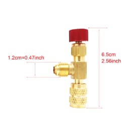Air Conditioner Fluoride Anti Freeze Hand Safety Valve R410 Refrigerant Refueling Adapter R22 Liquid Safety Valve Switch Tools