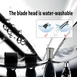 Kemei KM-6630 4-in-1 Professional Electric Rechargeable Nose & Ear Hair Trimmer Shaver for Men's Personal Care Tools Trimmer