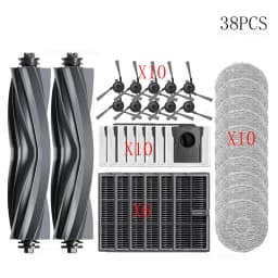 For Dreame L40 ultra / X40 Ultra Accessories Rubber Main Side Brush Cloth Dust Bag HEPA Filter Robot vacuum Replacement Parts