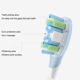 Original Replacement Brush Heads for Xiaomi Mijia Electric Toothbrush MES609/610 Pro Sonic Sweep Vibration Toothbrush Head 3PCS
