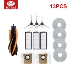 Compatible For JONR P20 PRO / T5 Pro Robot Vacuum Cleaner Accessories Main Side Brush HEPA Filter Mop Cloth Dust Bag Replacement