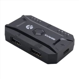 Trendy! Bluetooth Hub USB 5.0 Converter Wired Keyboard&Mouse to Wireless Hub Adapter Support 8 Devices for Tablet,Laptop,Mobile