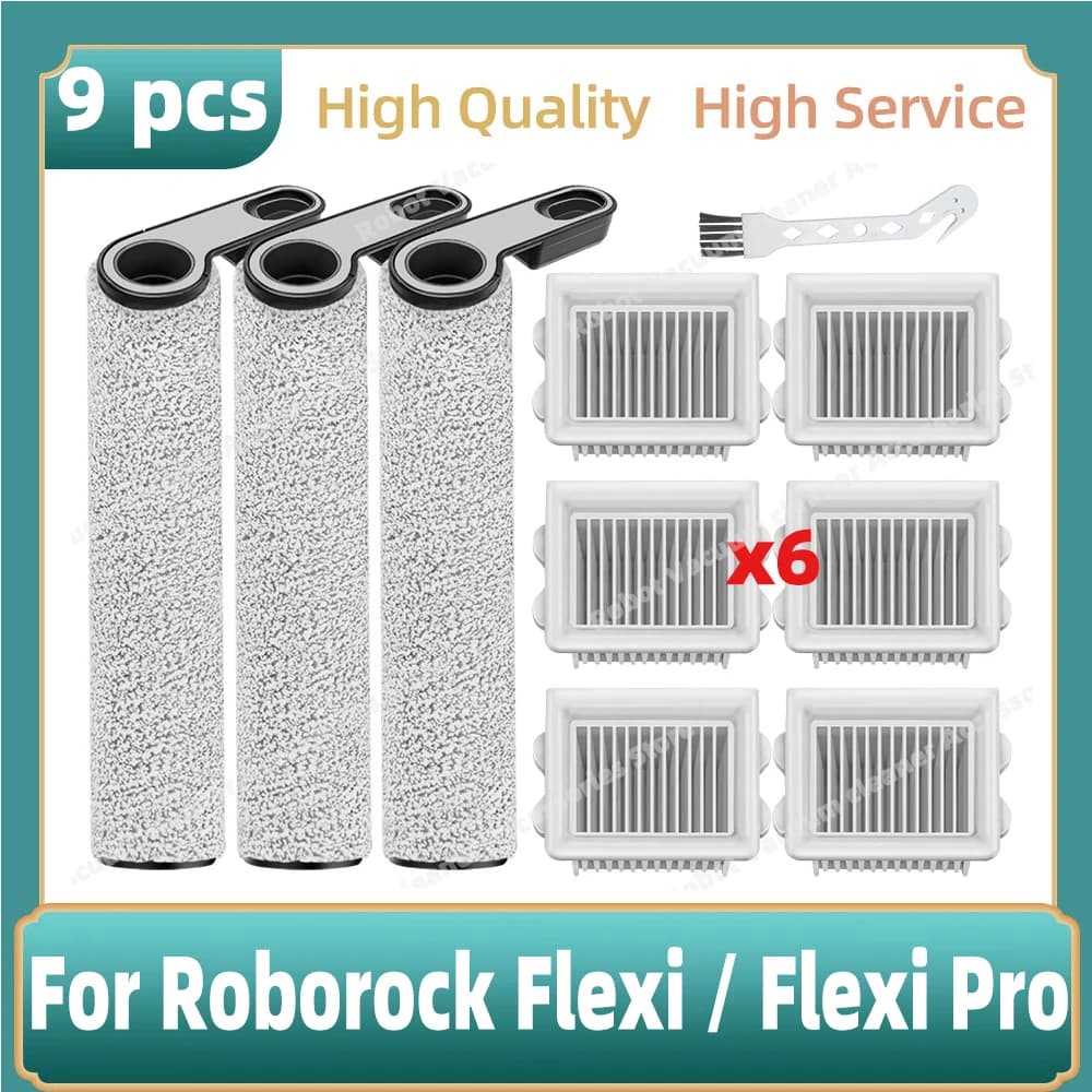 Soft Roller Brush Filter Compatible For ( Roborock Flexi / Flexi Pro ) Vacuum Parts