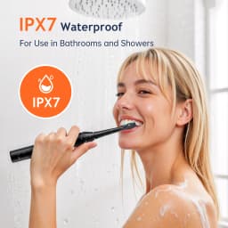 Fairywill Electric Sonic Toothbrush USB Charge FW-D7S Rechargeable Waterproof Electronic Tooth Brushes Replacement Heads Adult