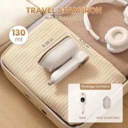 110V/220V Handheld Steam Iron Foldable Garment Steamer 1200W Power Portable 4 Speed Steamer Touch Screen Rotary Electric Iron
