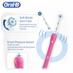 Oral B Electric Sonic Toothbrushes 2D/3D Rotation Teeth Daily Whitening Gum Care Pressure Sensor Rechargeable Waterproof