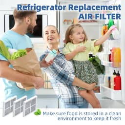6PCS Refrigerator Air Filter for LG LT120F and Kenmore Elite 46-9918,469918,9918,ADQ73334008 Carbon Activated Air Filter