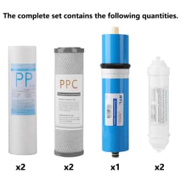 OSWNKW Water Purifier Filter Compatible With RO600GPD Filter Element Replacement