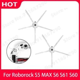 Roborock Side Brush Spare Kits With 5 Arms Cleaning Brushes Fit for Roborock S7 S7MAX S50 S6 & S5 Max S6max VS4 E4