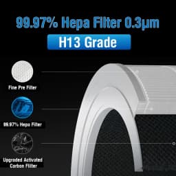 Air Purifier Filter For Xiaomi Smart Air Purifier 4 Compact Hepa Filter PM2.5 For Xiaomi Smart Air Purifier 4 Compact Filter