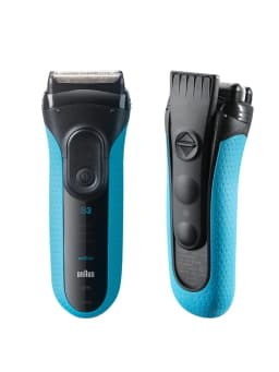 Braun 3040S Shaver Floating Foil Cutter Reciprocating Electric Shaver with Sideburns Trimmer for Man 110V-220V