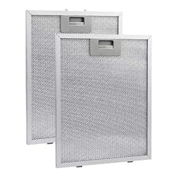 Kitchen Cooker Hood Filters Metal Mesh Extractor Vent Filter 350 X 285 X 9mm Silver Hoods Oil Filter Range Aspirator Filter