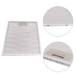 Kitchen Cooker Hood Filters Metal Mesh Extractor Vent Filter 350 X 285 X 9mm Silver Hoods Oil Filter Range Aspirator Filter