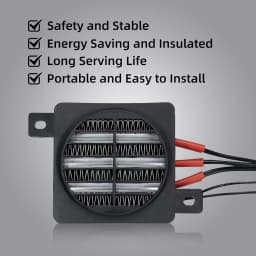 70W~400W PTC Heater 12V~220V Ceramic Constant Temperature Heater With Fan PTC Electric Heater Incubation Air Heating Element PTC