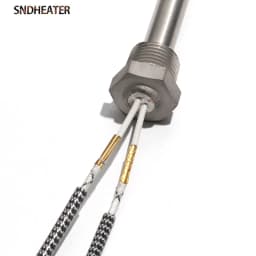 SNDHEATER 1KW Thread Single Head Electric Tube DN15/21mm(1/2") 201SS Tube 12x100-200mm Cartridge Heater 110/220/380V 1pc