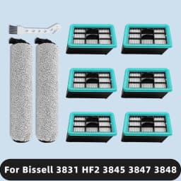 Compatible For Bissell Crosswave Hard Floor Expert 3831 HF2 3845 3847 3848 Vacuum Cleaner Replacement Parts Filter Brush Roll