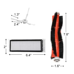 For XiaoMi Roborock S5 S50 S51 S55 S6 S60 S6 Pure Vacuum Cleaner Spare Parts HEPA Filter Mop Cloth Side / Main Brush Accessories