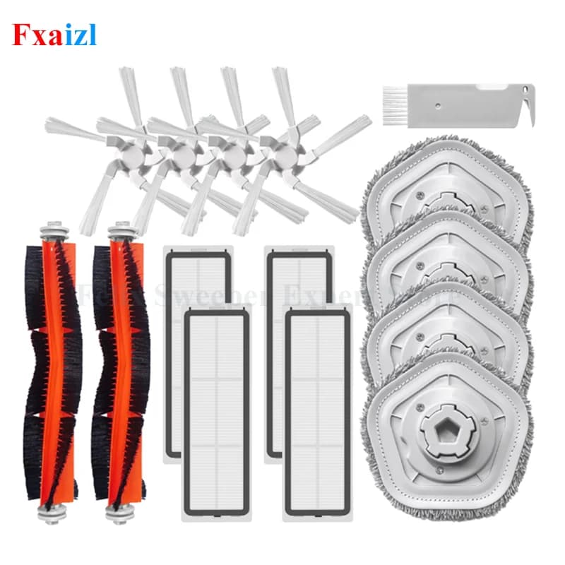 For XiaoMi Dreame Bot W10 Self-Cleaning Robot Vacuum And Mop Main Side Brush HEPA Filter Mop Pad Dust Box Vacuum Cleaner Parts