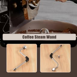 Steam Wand for Delonghi EC680/EC685, Rancilio Coffee Machine, Upgrade with Additional 3 Hole Tip Steam Nozzle