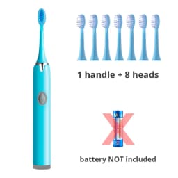 Tongwode Sonic Electric Toothbrush IPX7 Waterproof Adult Couple Home Use Soft Bristle Replaceable With 6 Tooth Brush Heads