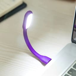 Portable Creative Mini USB Fan Flexible Bendable Cooling Fan and USB LED Light For Power Bank Notebook & Computer Summer Gadget