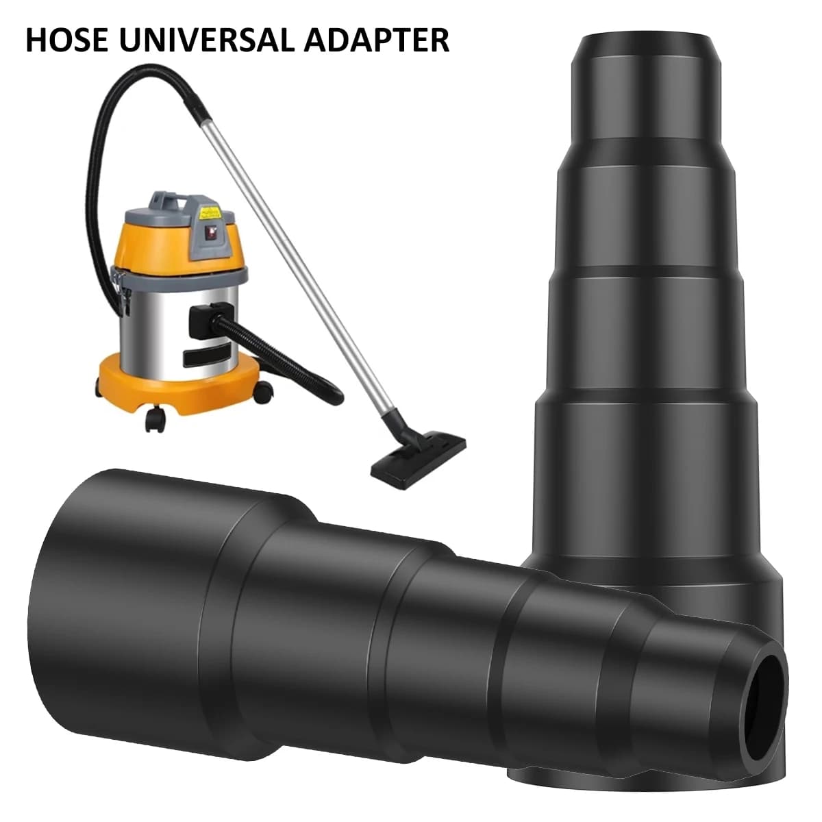 2 Pcs Universal Vacuum Cleaner Adapter Kit 5-layer  Hose Connector 23mm 30mm 34mm 42mm 50mm Reusable  Brush  Connector