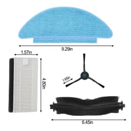 Compatible For Lubluelu SG60 SL60 SL60D SL61 / Tikom L9000 / L8000 Parts Main Side Brush Hepa Filter Mop Cloth Accessories
