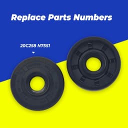 DD62-00053A Dishwasher Motor Sealing Gasket Shaft Oil Seal 20C258 N7551 for Midea Samsung Gorenje Hansa Korting Candy Hoover