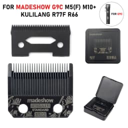 Madeshow Kulilang G9C M5(F) M10+ R66 R77F Standard Blades Hair Clipper V-POWER Blade Trimmer Replacement Original Cutter Head