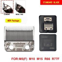 Madeshow Kulilang G9C M5(F) M10+ R66 R77F Standard Blades Hair Clipper V-POWER Blade Trimmer Replacement Original Cutter Head